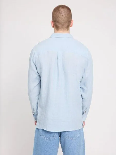 Mazine Mazine Hemd - Classic Linen - aus 100% Leinen, Pastel blue (blau), – Produktbild 2 von 3