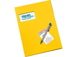 Memo memo Angebotsmappe gelb 350 g/m² m.F. 21 x 30 cm – Produktbild 1 von 1