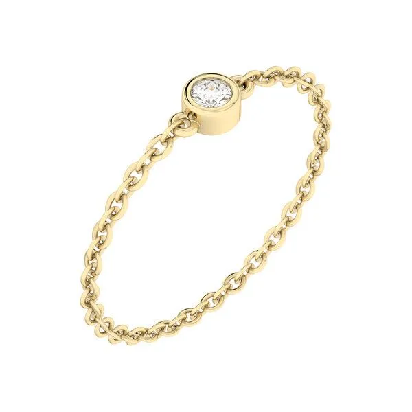 Eppi Eppi Kettenring mit Lab Grown Diamanten Jalo, Rosa, – Produktbild 3 von 3