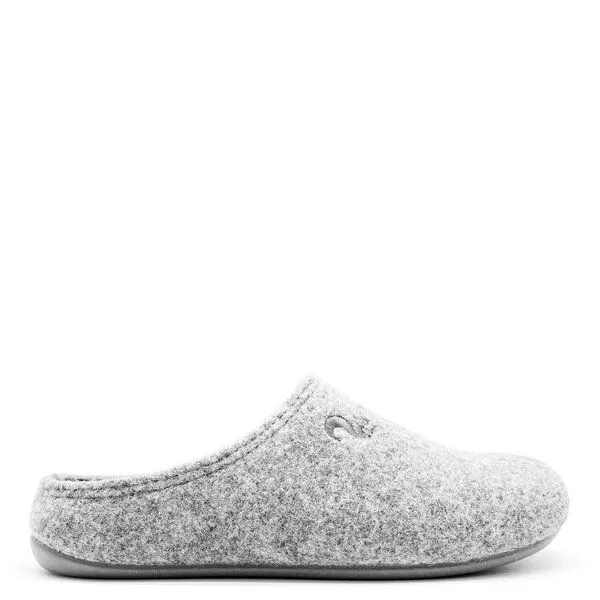 thies Veganer Slipper "thies ® PET" aus recycelten Flaschen, fair produziert, Light grey (grau), – Produktbild 1 von 4