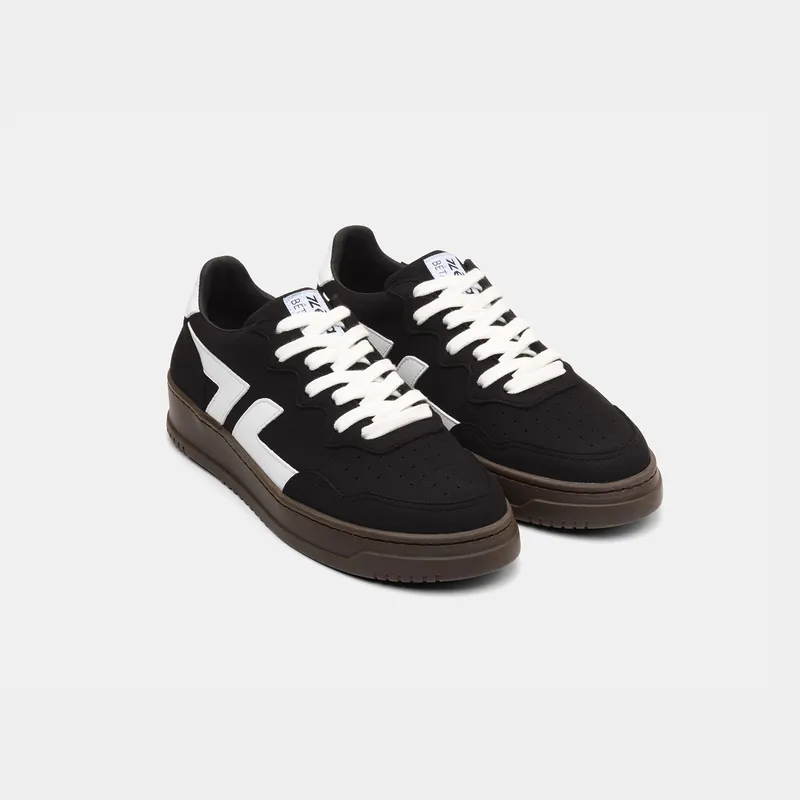 Zèta Zèta Herren vegan Sneaker Bêta B3 Schwarz, Schwarz, – Produktbild 2 von 2