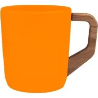 Keramiktasse "Woody" 330 ml, light yellow – Produktbild 1 von 1