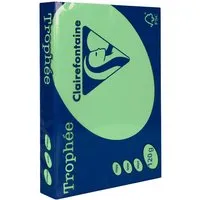 Clairefontaine 250 Blatt Clairfontaine Farbiges Kopierpapier 'Trophee' 120 g/m², DIN A4, grün – Produktbild 1 von 1