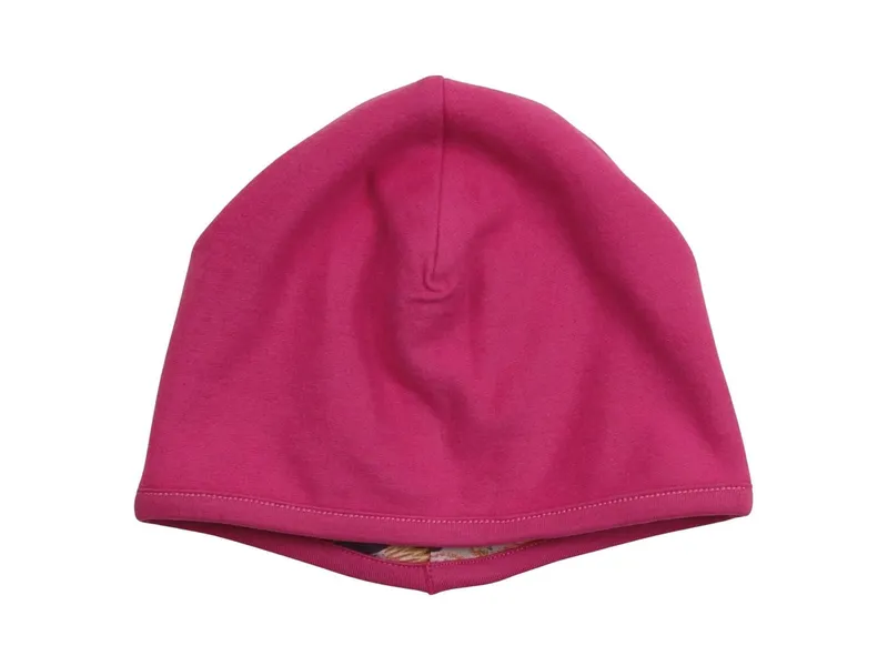 Enfant Terrible Enfant Terrible Kinder Wende Mütze Bio-Baumwolle Vogeldruck plum-pink, Pink, lila, – Produktbild 1 von 1