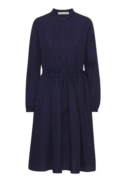 GROBUND GROBUND Das Kleid Rigmor - GOTS zertifiziert aus 100% Bio-Baumwolle, Blau, – Produktbild 1 von 1