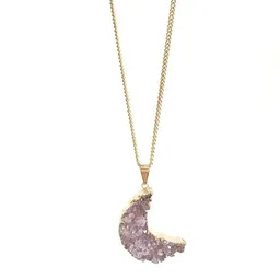 Crystal and Sage Crystal and Sage Mond Achat Halskette Edelsteinkette Mond – Produktbild 1 von 1