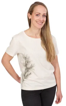 Life-Tree Life-Tree Organic Fairwear Loose Fit Shirt Women Pine Branch – Produktbild 1 von 1