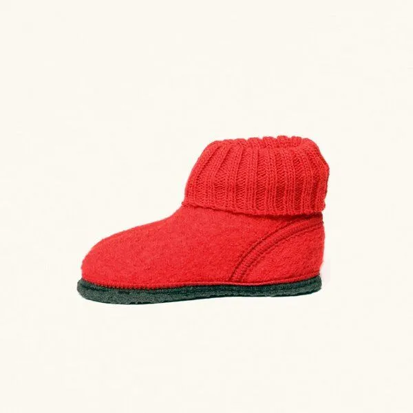 Kitz-Pichler Kitz-Pichler Walkpantoffel Oetz Kinder, Mittel-rot, – Produktbild 4 von 4
