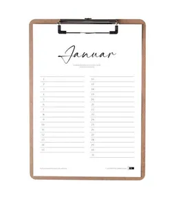 Portia by Callidus Designs Portia by Callidus Designs 12 Monatskalender mit / ohne Klemmbrett in DIN A4 als immerwährender Kalender – Produktbild 1 von 1
