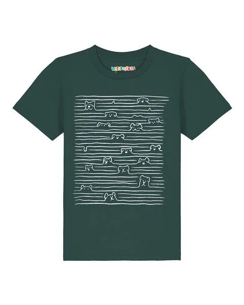 watabout.kids watabout.kids T-Shirt Kinder Doodle Dogs, Glazed green, – Produktbild 1 von 2
