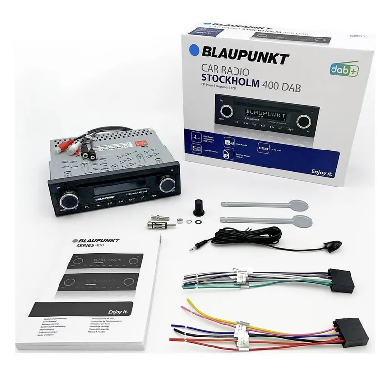 Blaupunkt Radio Stockholm 400 DAB BT Radio inkl. Bluetooth Freisprecheinrichtung - Navi- & Moniceiver von Blaupunkt, Schwarz, – Produktbild 4 von 6