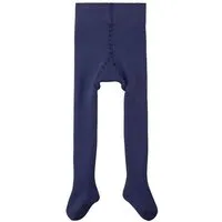 hessnatur hessnatur Plüsch Strumpfhose aus Bio-Baumwolle, Dunkel-blau, – Produktbild 3 von 6