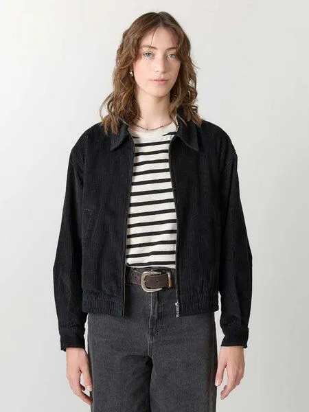 Yahmo Yahmo Silke Bomberjacke, Schwarz, – Produktbild 2 von 4