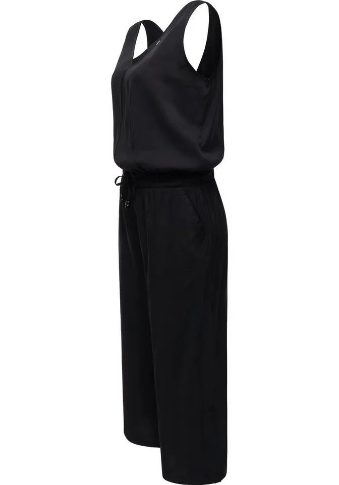 ragwear ragwear Jumpsuit Suky schicker, langer Damen Overall mit Tunnelzug, Schwarz, – Produktbild 2 von 2