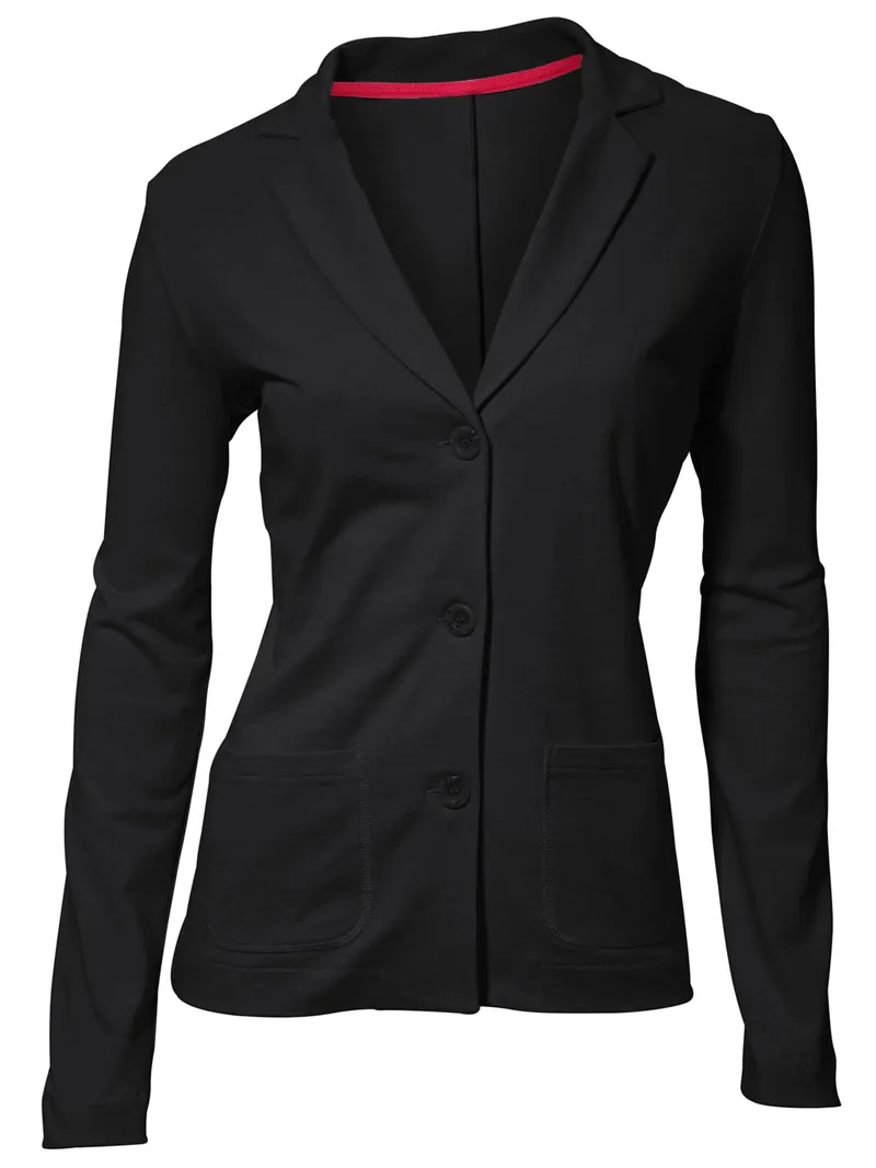 heine Jerseyblazer, Schwarz, – Produktbild 1 von 3