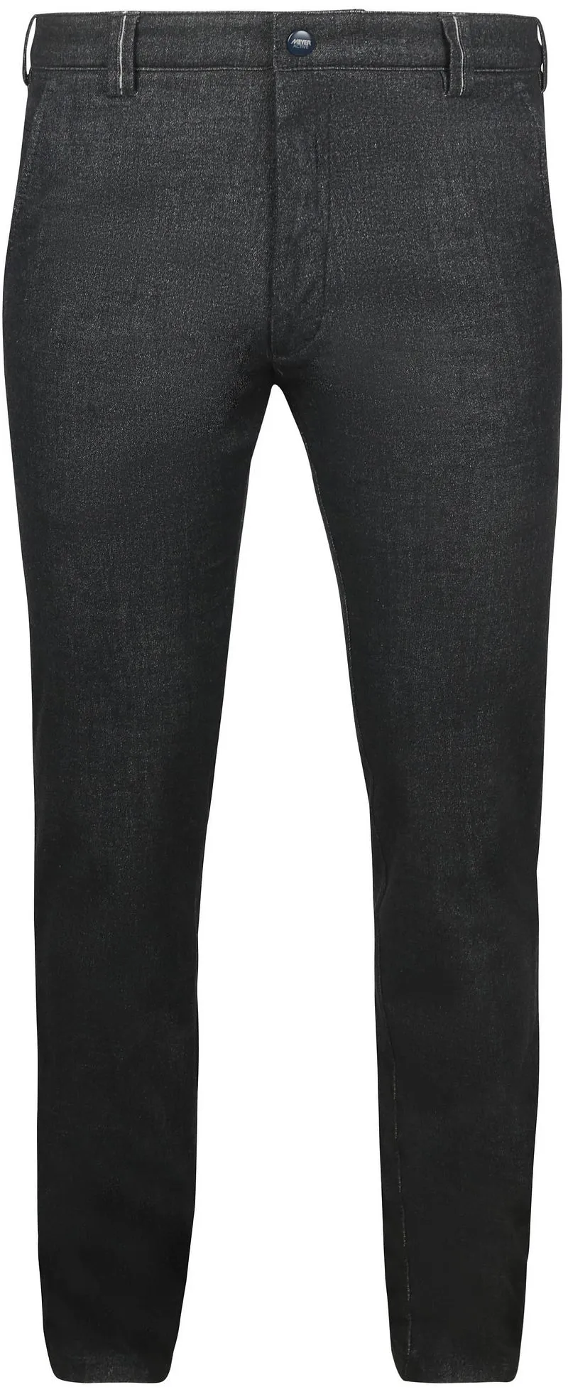 Meyer Meyer Chino Bonn Melange Marine - Größe 27, Dunkelblau, – Produktbild 2 von 4