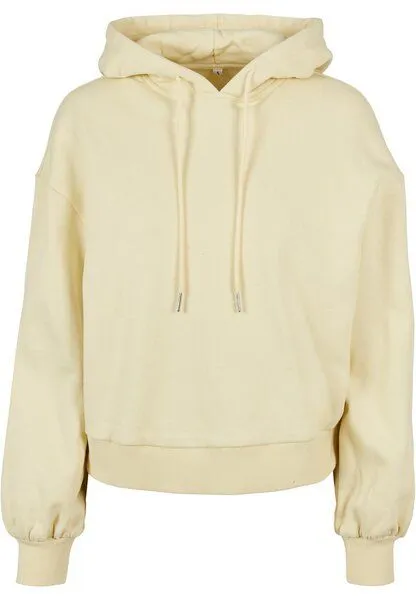 Build Your Brand Build Your Brand Ladies´ Organic Oversized Hoody flauschige Kapuze bis 5XL, Soft yellw (gelb), – Produktbild 2 von 4