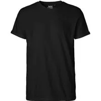 Neutral Neutral Bio-Herren-T-Shirt mit Roll-Up-Ärmeln, schwarz, Gr. XXL – Produktbild 1 von 1