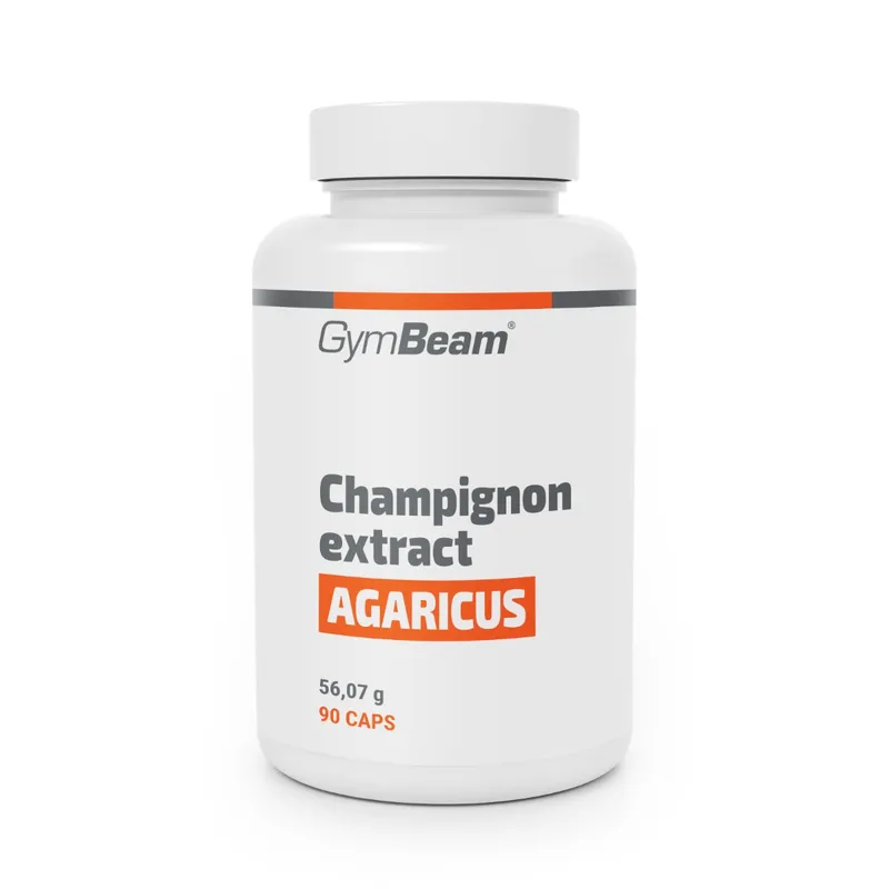 GymBeam GymBeam Champignon Extrakt (Agaricus) mit 20 % Polysacchariden und 10 % Beta-Glucanen 90 Kapseln – Produktbild 1 von 1