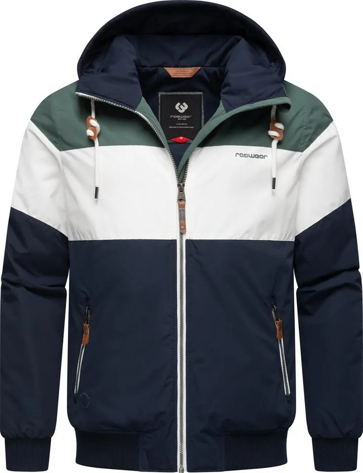 ragwear ragwear Outdoorjacke Jayce YOUMODO Sportliche Herren Winterjacke mit Kapuze, Grün, – Produktbild 2 von 5