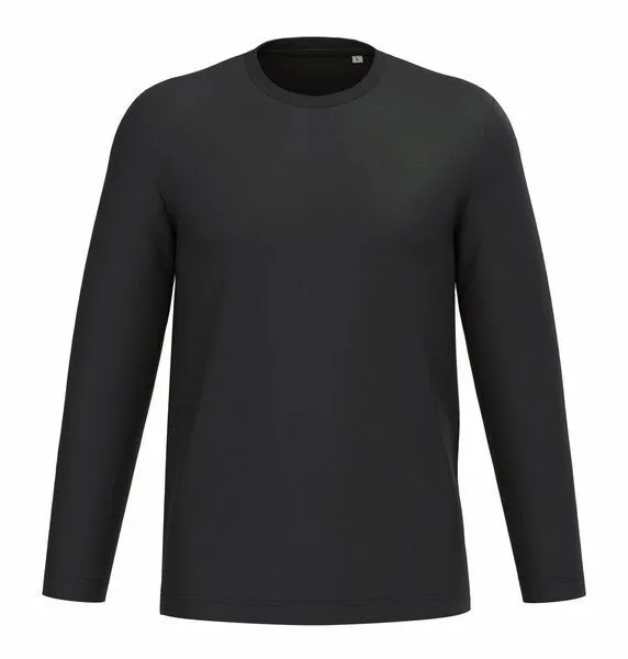 Greenspired Greenspired Umweltfreundliches Unisex Langarm T-Shirt 155 g/m² XS-3XL, Schwarz, – Produktbild 1 von 1