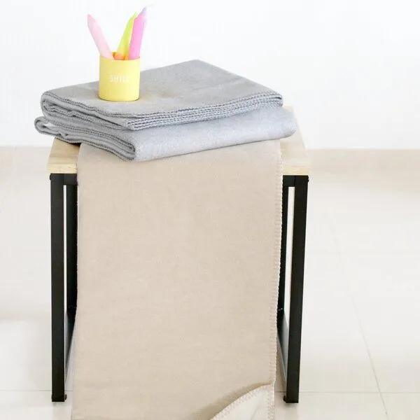 RIEMA Germany RIEMA Germany XL-Kuscheldecke aus Baumwolle THOR, Beige, – Produktbild 2 von 4