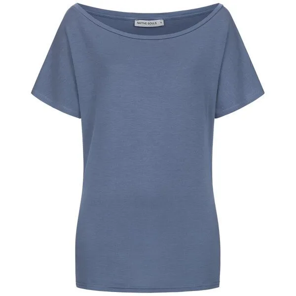 NATIVE SOULS NATIVE SOULS Lyocell Damen Oversize Shirt Trudy, Dark blue, – Produktbild 1 von 1