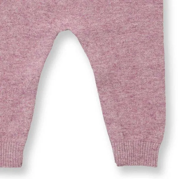 Sense Organics Sense Organics Baby Strampler aus Merinowolle, Modell ESKE, Mauve melange, – Produktbild 4 von 4