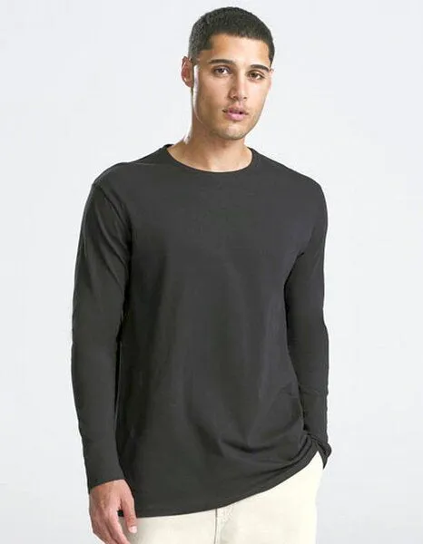 Ecologie by AWDis Ecologie by AWDis Langarm T-Shirt Unisex Vegan Model Erawan, Jet black, – Produktbild 1 von 3
