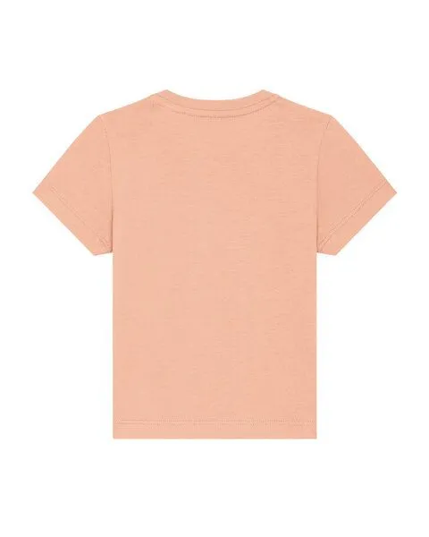LIGARTI LIGARTI Babyshirt - Nils der Frosch, Pfirsich, – Produktbild 2 von 3