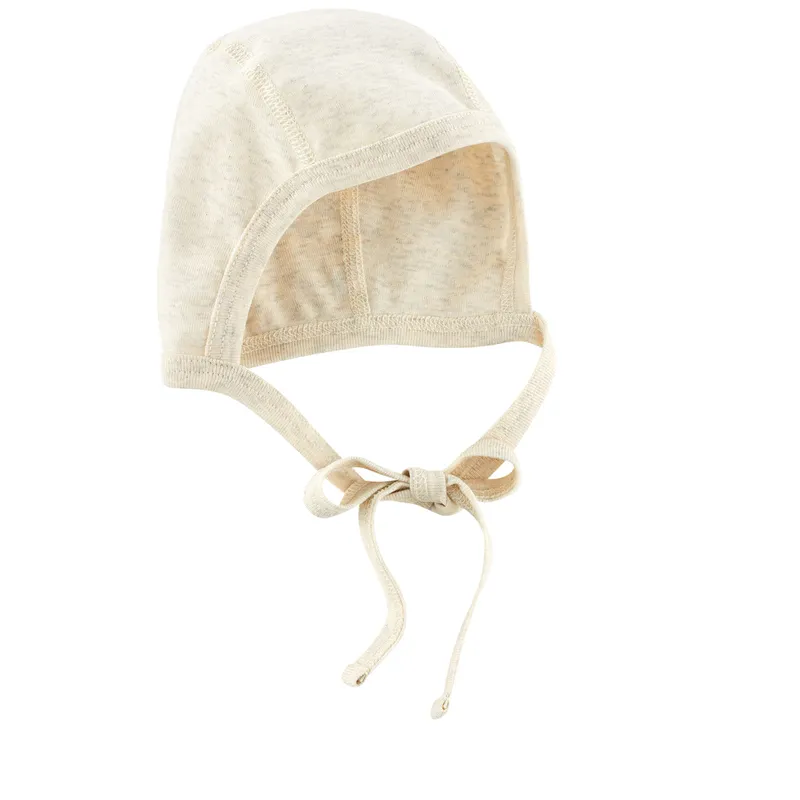 Living Crafts Living Crafts Babys Häubchen (100% Bio-Baumwolle), Beige, – Produktbild 1 von 3