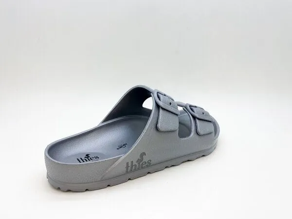 thies Vegane Ecofoam Sandale thies, Silver (grau), – Produktbild 3 von 4