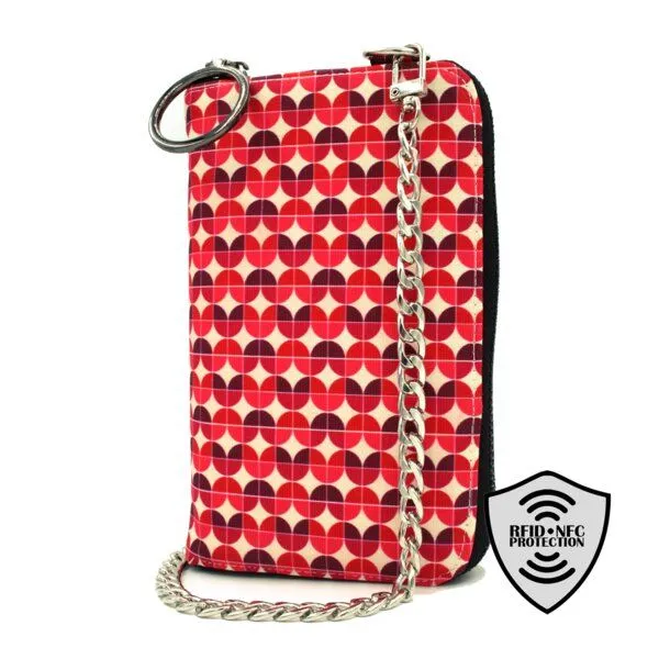 Seegarn Seegarn-Täschle / 2in1 Handy-Tasche und Geldbeutel (MB34), K1 - kette silber, – Produktbild 1 von 5
