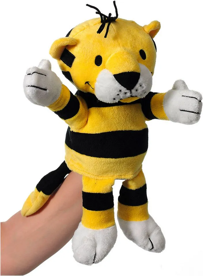 Heunec Heunec Handpuppe JANOSCH, Kleiner Tiger, 22 cm, Gelb, – Produktbild 2 von 3