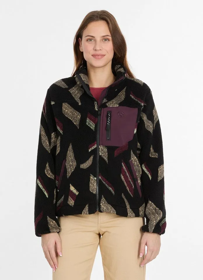 ragwear ragwear Fleecejacke ALARIS, Schwarz, – Produktbild 1 von 5