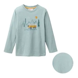 People Wear Organic People Wear Organic Langarm Shirt, grün, "Camper", Bio-Baumwolle – Produktbild 1 von 1