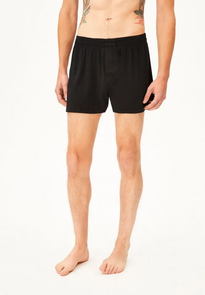 ARMEDANGELS ARMEDANGELS Boxer AASKER Boxer aus TENCEL™ Modal Mix (1-St) Relaxed Fit, Schwarz, – Produktbild 1 von 5