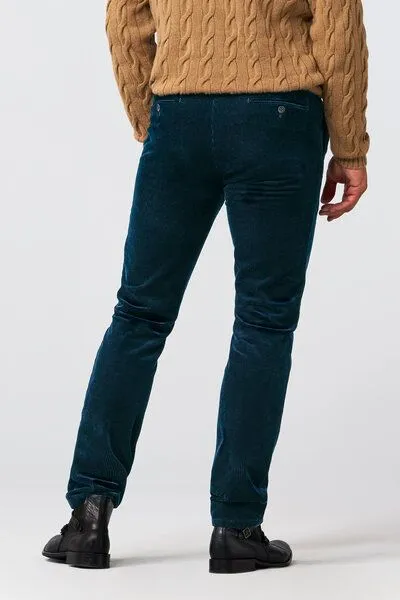 Meyer MEYER Superstretch Premium Cord Chino, Blau (blau), – Produktbild 3 von 4