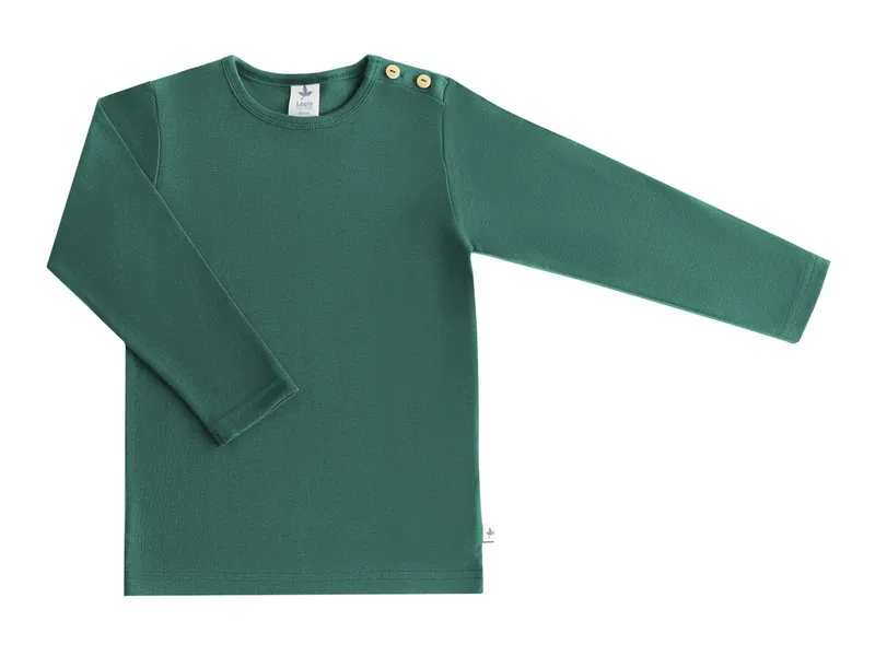 Leela Cotton Leela Cotton Baby und Kinder Langarmshirt, Grün, – Produktbild 1 von 2
