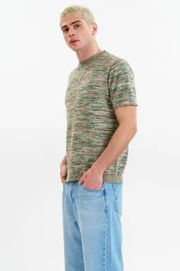 KOMODO KOMODO Herren vegan T-Shirt Kai Knit Grün – Produktbild 1 von 1