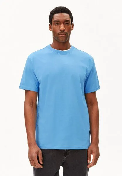 ARMEDANGELS ARMEDANGELS MAARKOS MID WEIGHT Herren T-Shirt aus Bio-Baumwolle, Skylight, – Produktbild 1 von 3