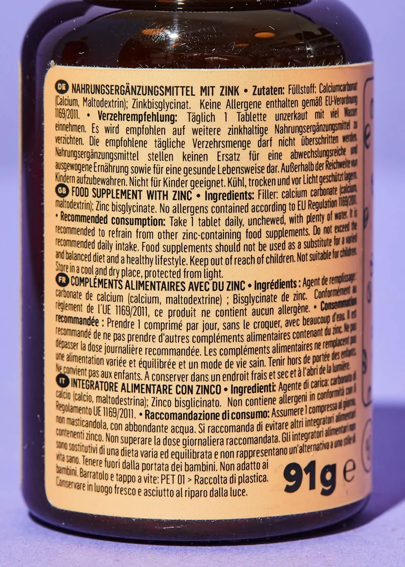 KoRo Zink Tabletten 365 Stück – Produktbild 3 von 5