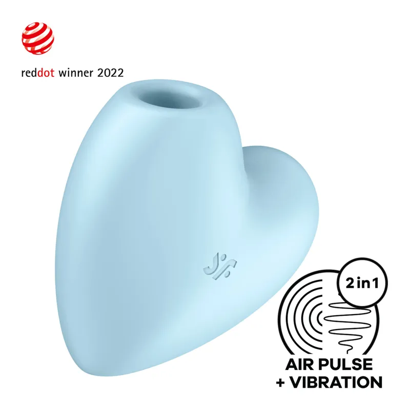 Satisfyer Satisfyer Cutie Heart, 8 cm, Hellblau, – Produktbild 1 von 1