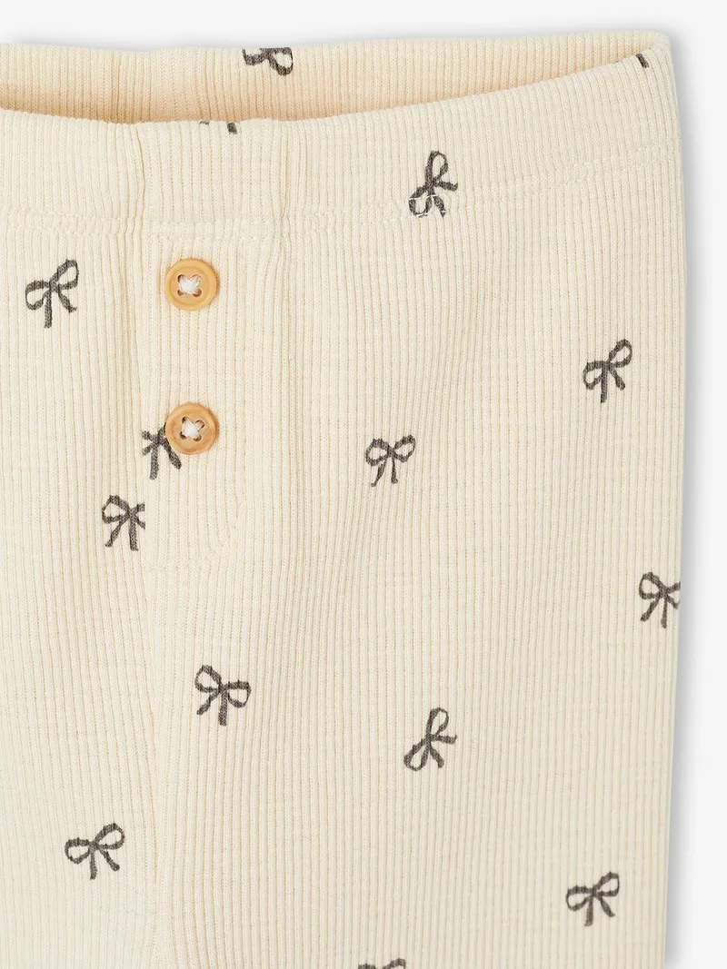 Vertbaudet Baby Leggings vanille, Vanille, – Produktbild 2 von 2