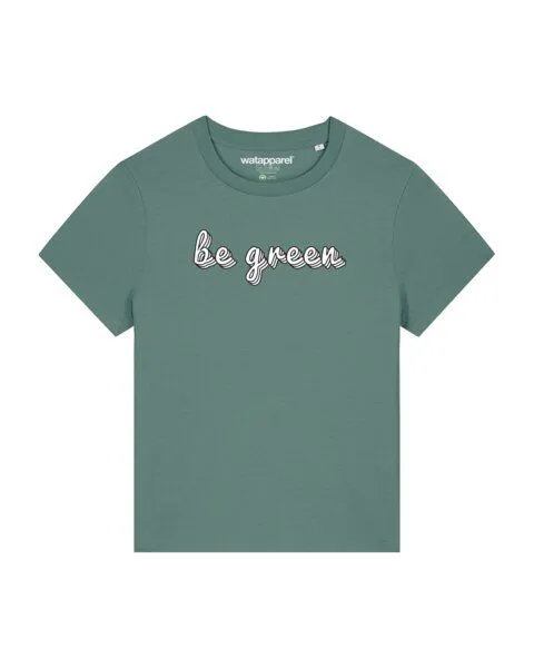 watapparel watapparel T-Shirt Frauen be green, Green bay, – Produktbild 1 von 3