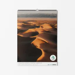 Photocircle Photocircle Landschaften von oben Kalender 2027 – Nachhaltiger Wandkalender mit Luftaufnahmen von Lennart Pagel – Produktbild 1 von 1
