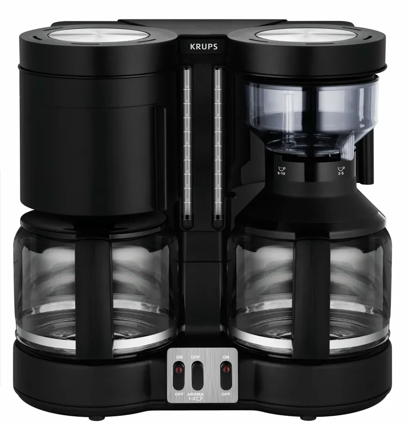 Krups Krups Filterkaffeemaschine "Duothek Plus KM8508", Schwarz, – Produktbild 1 von 6