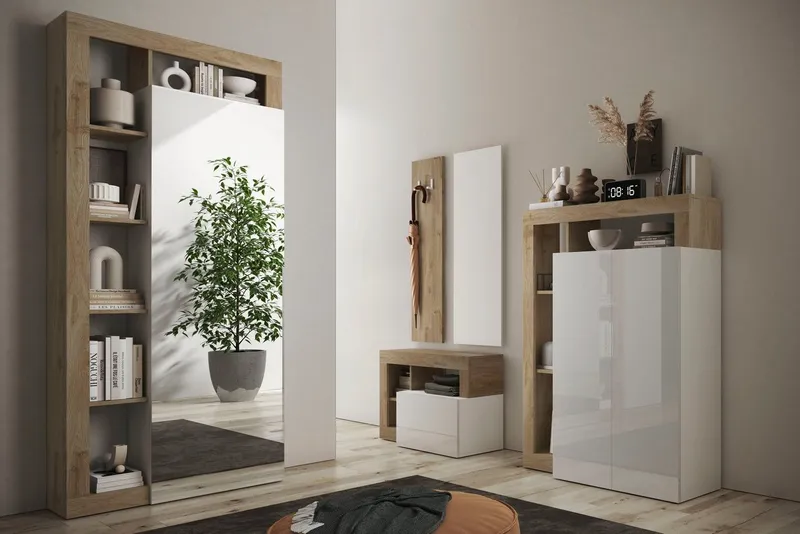 Home affaire Garderobenpaneel Hamburg, Braun, – Produktbild 1 von 5