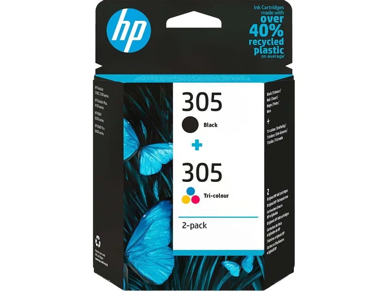 Hewlett Packard HP 2er Set Druckköpfe 305 schwarz, color – Produktbild 1 von 1