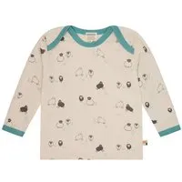 loud proud loud + proud Babys & Kinder Shirt langarm mit Druck, GOTS-zertifiziert, Oregano(grün), – Produktbild 1 von 1